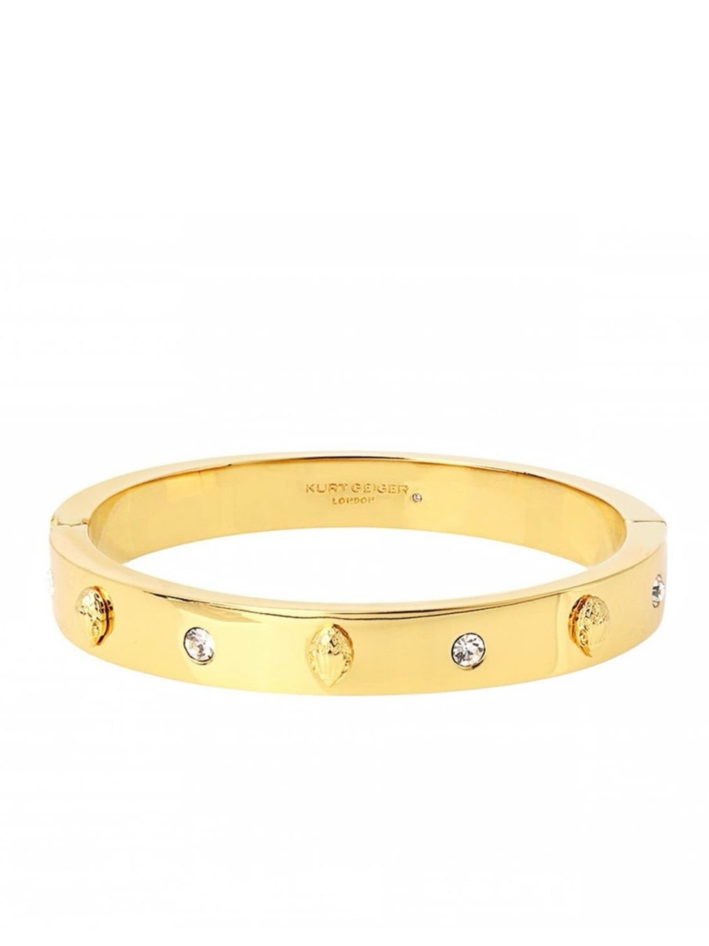 Kurt Geiger Gold Crystal Bangle Bracelet